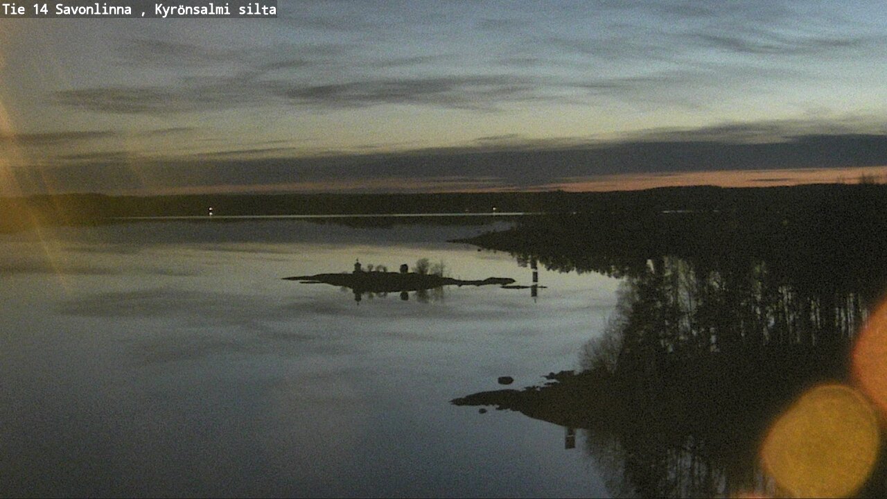 Weather Camera Image Väg 14 Nyslott, Kyrönsalmi, Savonlinna, Etelä-Savo