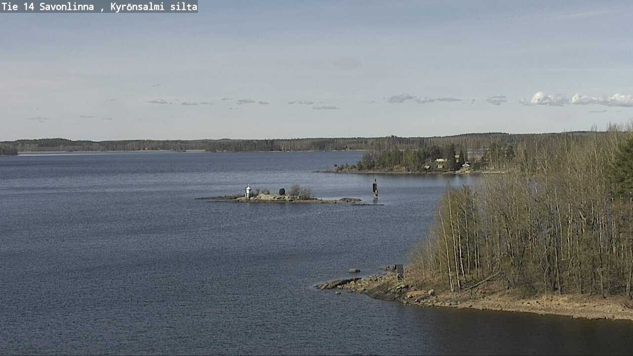 Weather Camera Image Väg 14 Nyslott, Kyrönsalmi, Savonlinna, Etelä-Savo