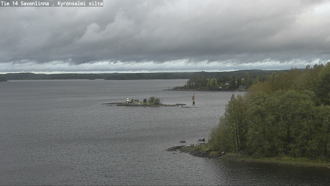 Weather Camera Image Road 14 Savonlinna, Kyrönsalmi, Savonlinna, Etelä-Savo