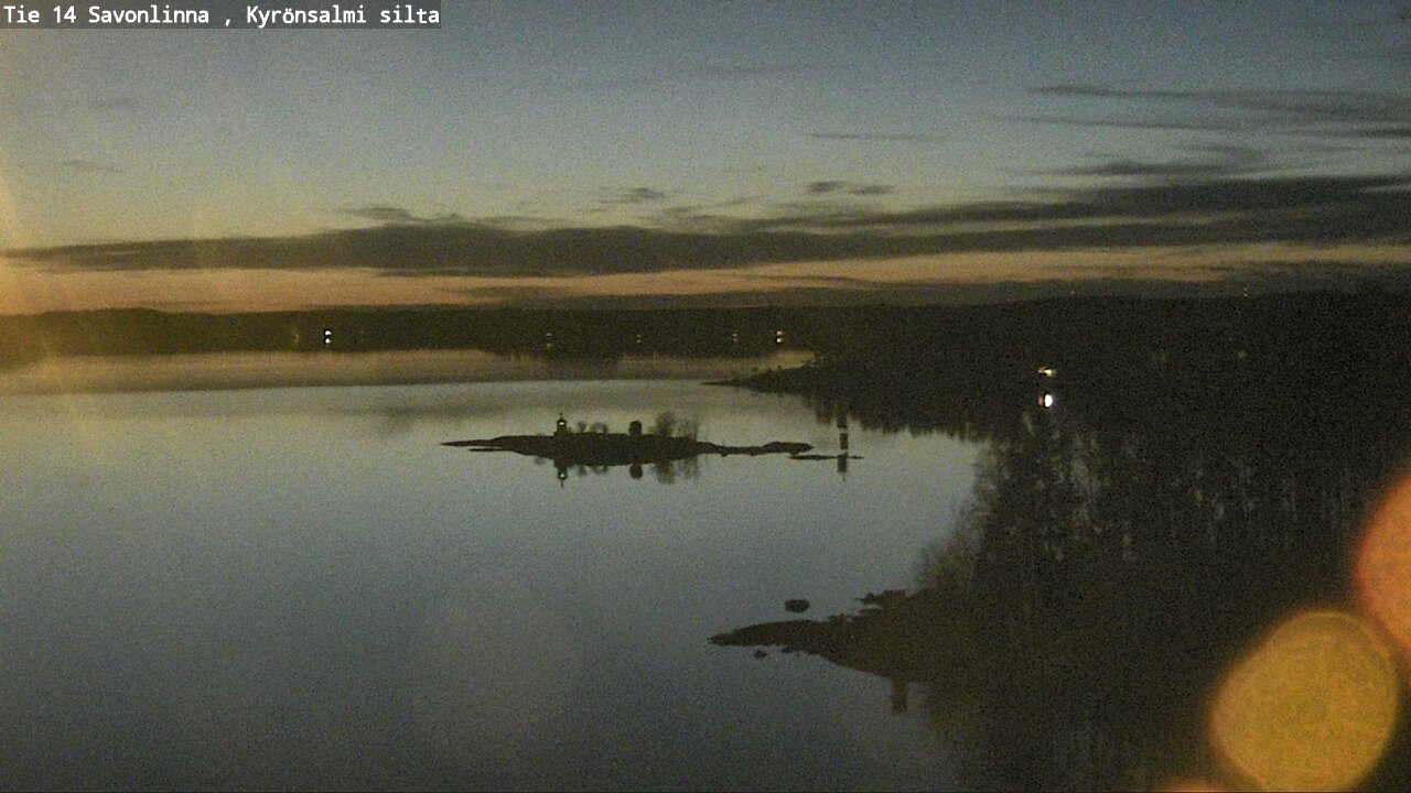 Weather Camera Image Väg 14 Nyslott, Kyrönsalmi, Savonlinna, Etelä-Savo