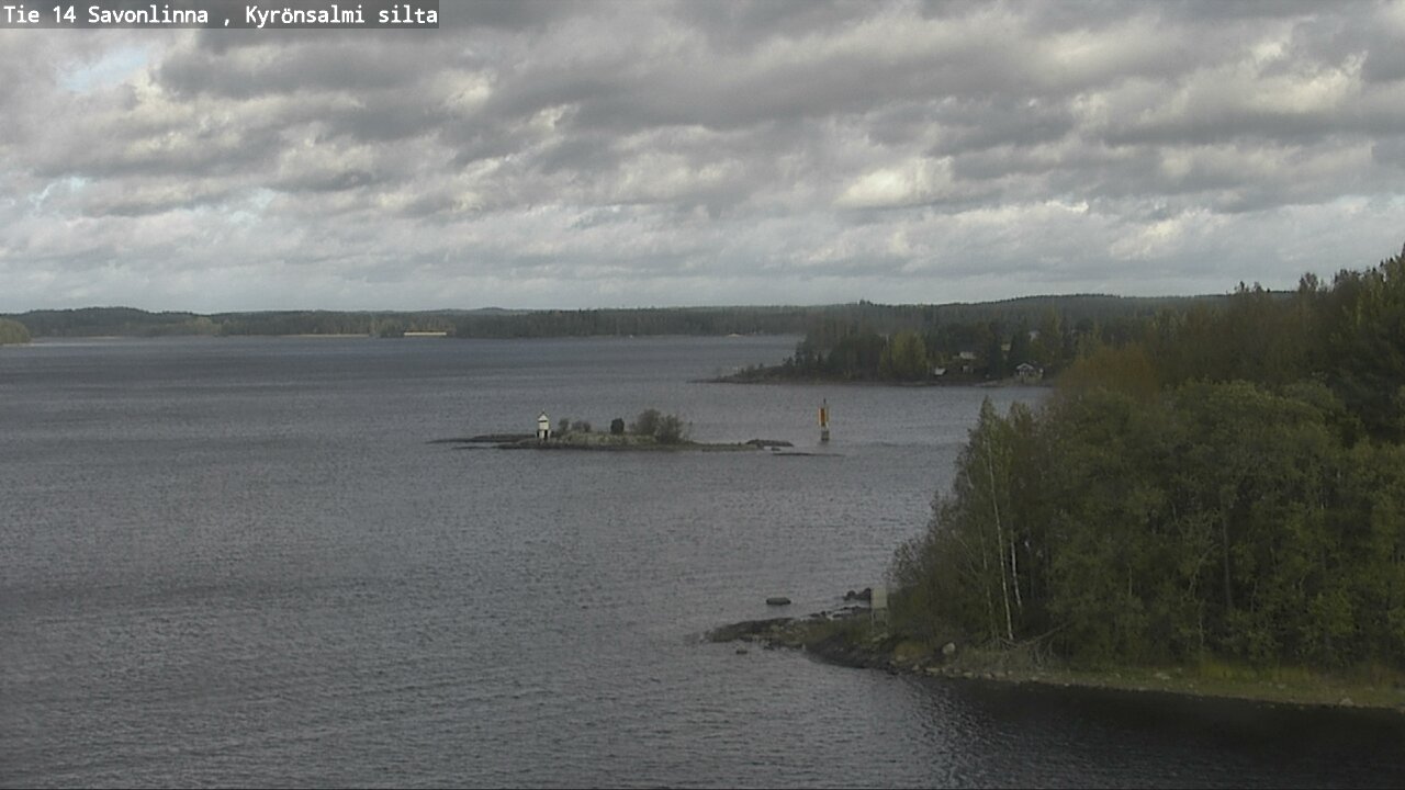 Weather Camera Image Road 14 Savonlinna, Kyrönsalmi, Savonlinna, Etelä-Savo