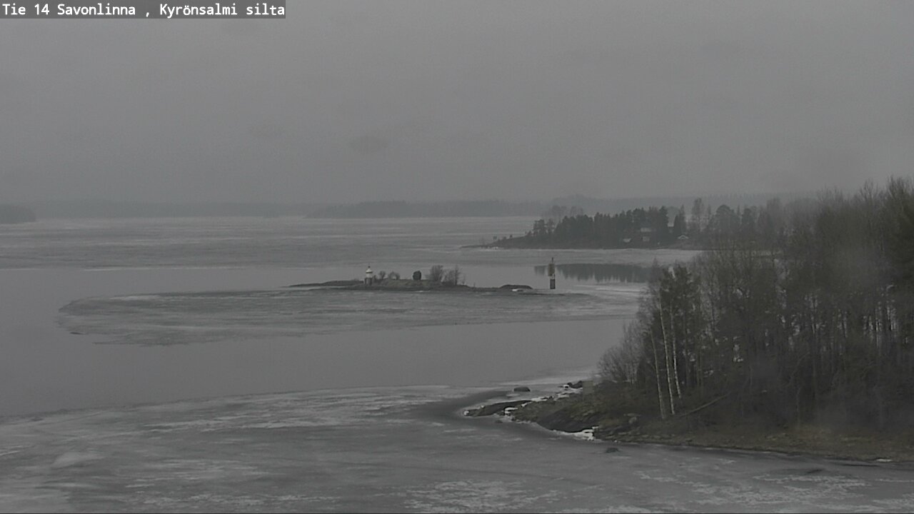 Weather Camera Image Road 14 Savonlinna, Kyrönsalmi, Savonlinna, Etelä-Savo