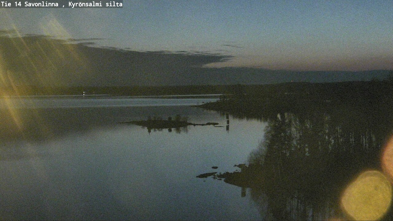 Weather Camera Image Väg 14 Nyslott, Kyrönsalmi, Savonlinna, Etelä-Savo