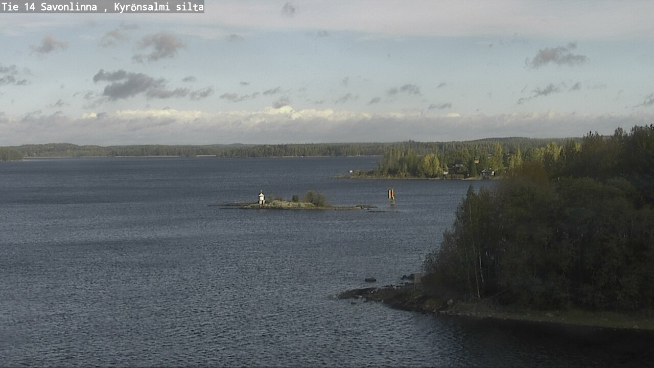 Weather Camera Image Road 14 Savonlinna, Kyrönsalmi, Savonlinna, Etelä-Savo