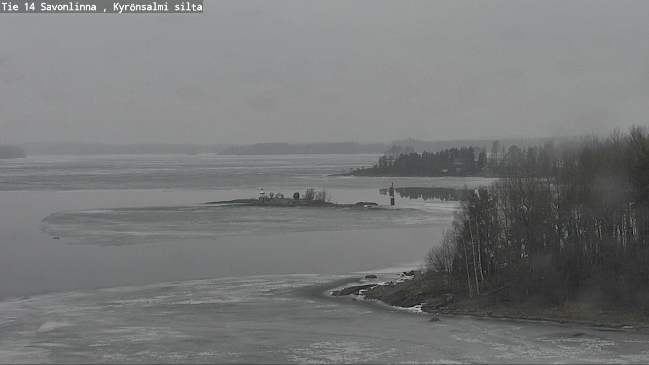 Weather Camera Image Road 14 Savonlinna, Kyrönsalmi, Savonlinna, Etelä-Savo