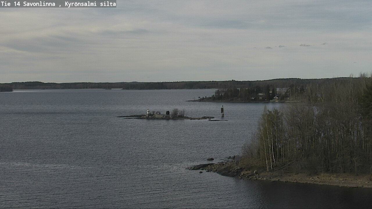Weather Camera Image Väg 14 Nyslott, Kyrönsalmi, Savonlinna, Etelä-Savo