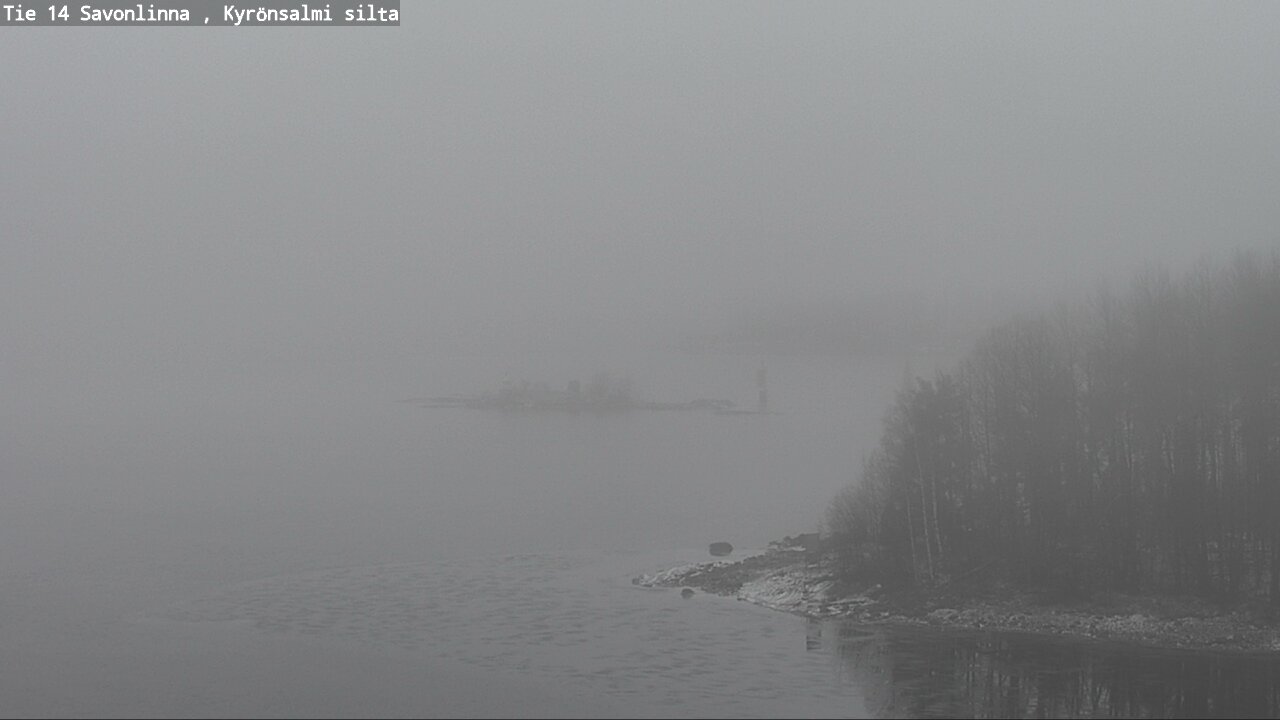 Weather Camera Image Väg 14 Nyslott, Kyrönsalmi, Savonlinna, Etelä-Savo