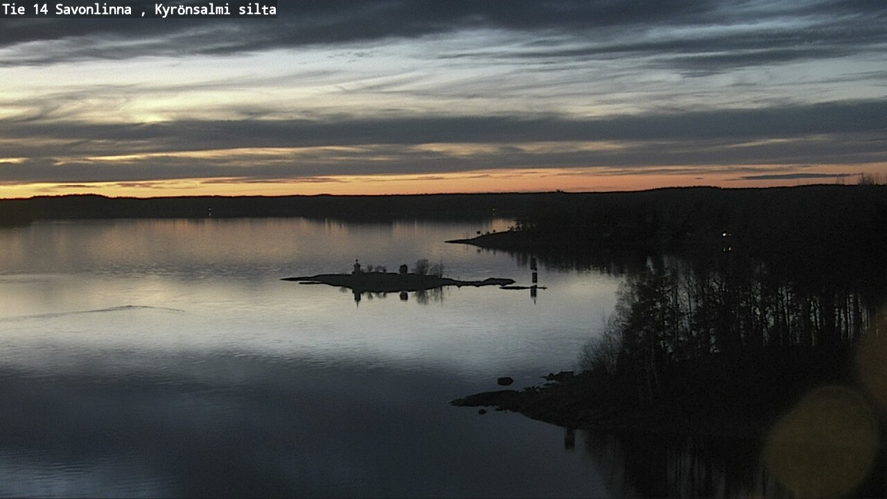 Weather Camera Image Väg 14 Nyslott, Kyrönsalmi, Savonlinna, Etelä-Savo