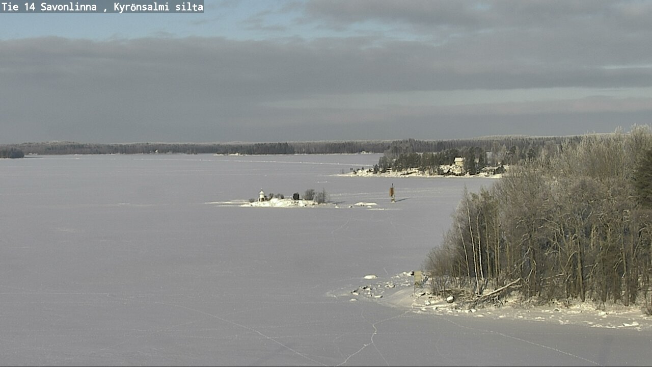 Weather Camera Image Road 14 Savonlinna, Kyrönsalmi, Savonlinna, Etelä-Savo