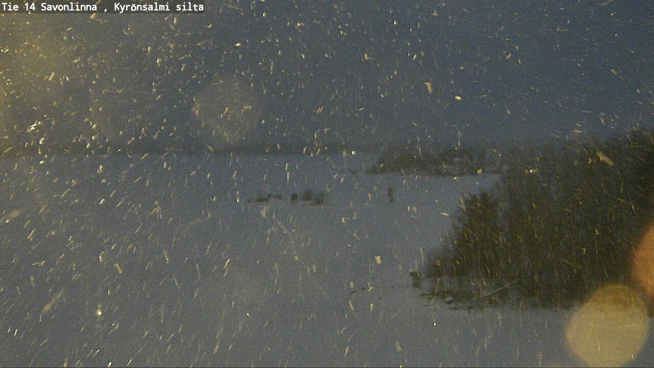 Weather Camera Image Väg 14 Nyslott, Kyrönsalmi, Savonlinna, Etelä-Savo