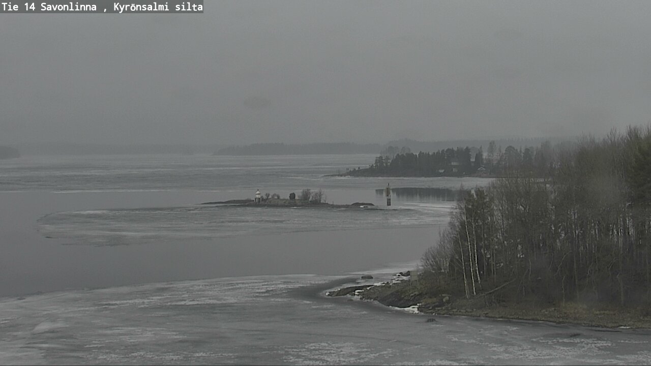 Weather Camera Image Road 14 Savonlinna, Kyrönsalmi, Savonlinna, Etelä-Savo