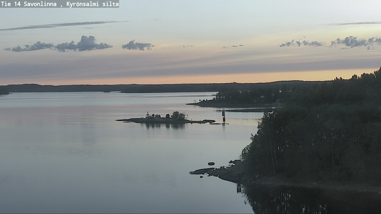 Weather Camera Image Road 14 Savonlinna, Kyrönsalmi, Savonlinna, Etelä-Savo