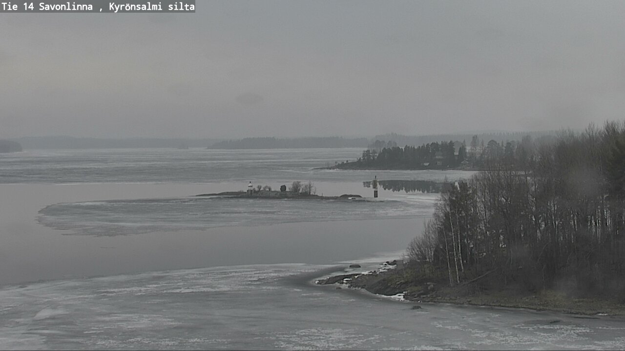 Weather Camera Image Road 14 Savonlinna, Kyrönsalmi, Savonlinna, Etelä-Savo