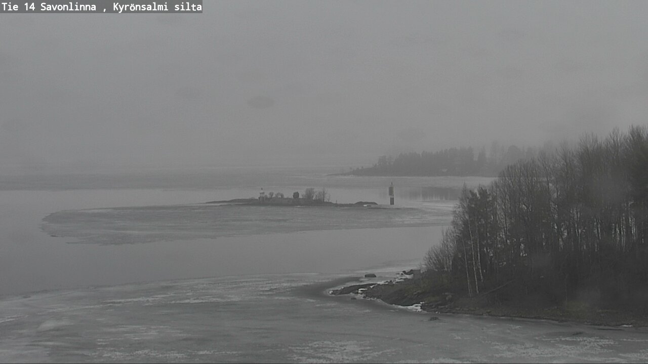 Weather Camera Image Road 14 Savonlinna, Kyrönsalmi, Savonlinna, Etelä-Savo