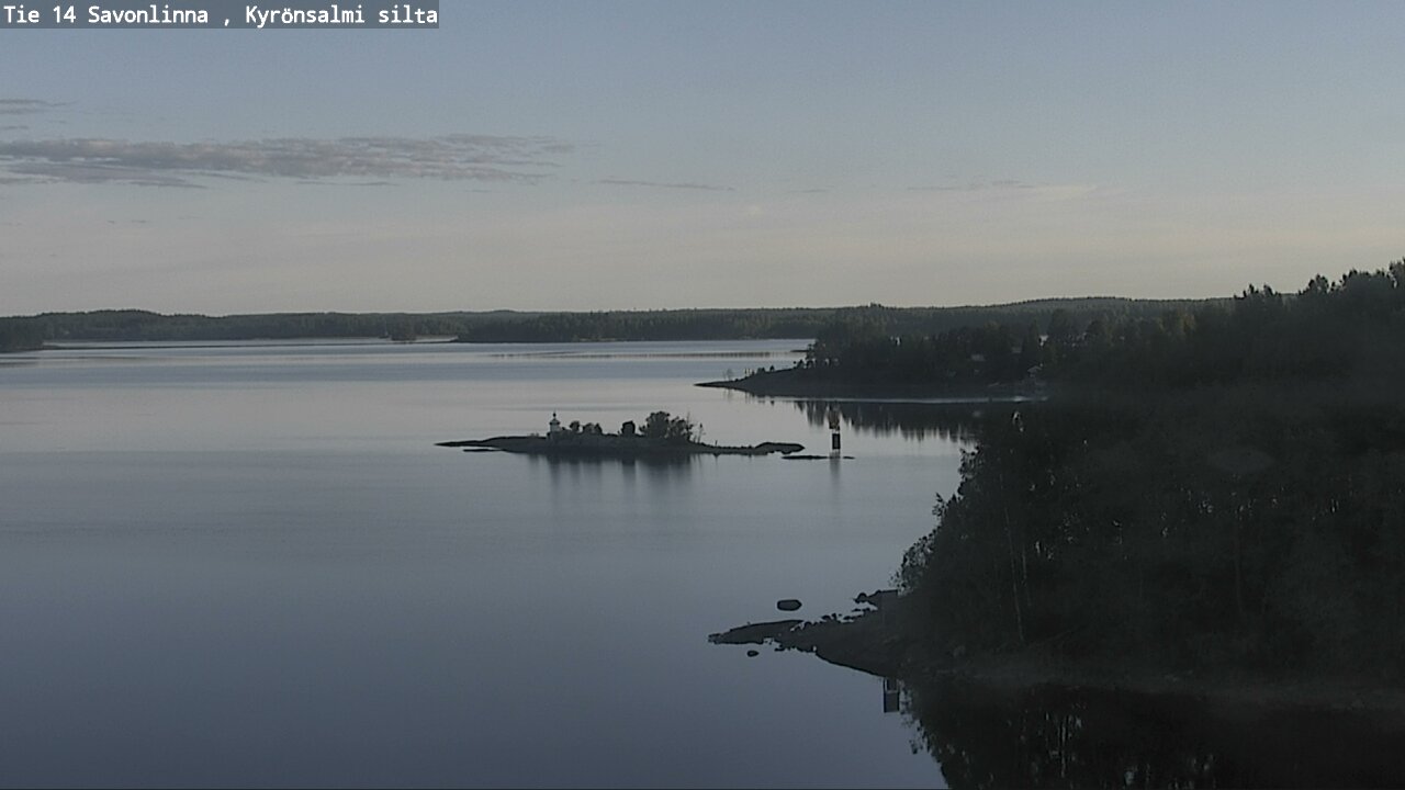 Weather Camera Image Road 14 Savonlinna, Kyrönsalmi, Savonlinna, Etelä-Savo