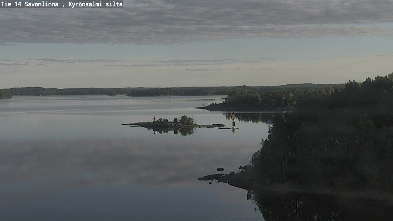 Weather Camera Image Road 14 Savonlinna, Kyrönsalmi, Savonlinna, Etelä-Savo