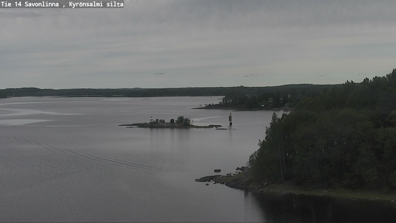 Weather Camera Image Road 14 Savonlinna, Kyrönsalmi, Savonlinna, Etelä-Savo