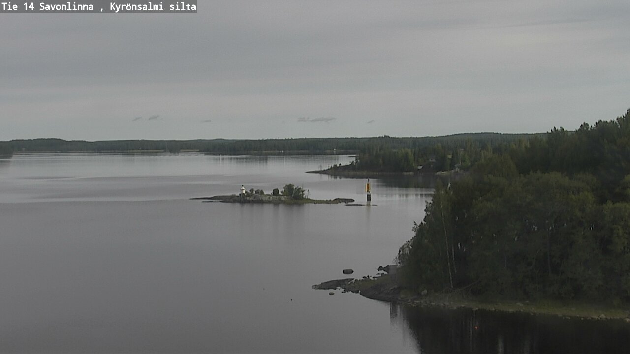 Weather Camera Image Road 14 Savonlinna, Kyrönsalmi, Savonlinna, Etelä-Savo