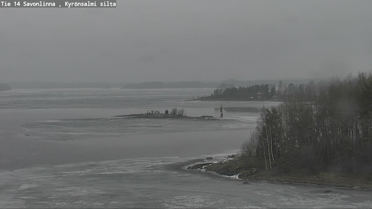 Weather Camera Image Road 14 Savonlinna, Kyrönsalmi, Savonlinna, Etelä-Savo