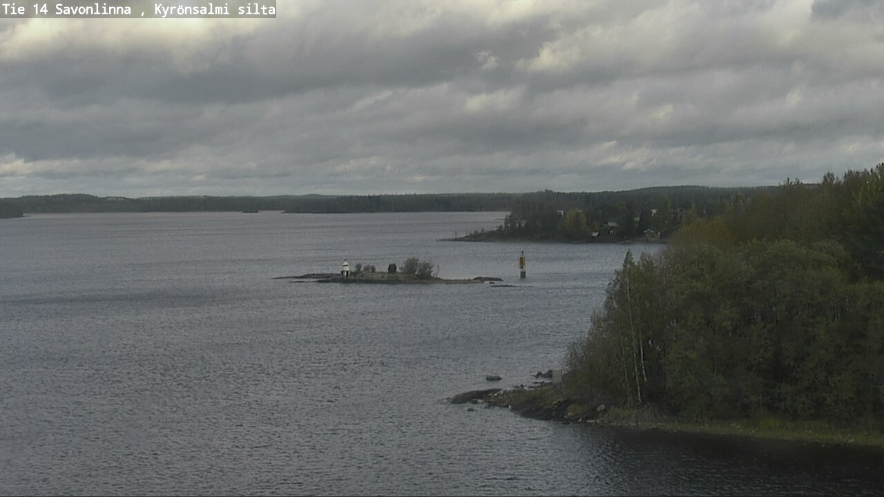 Weather Camera Image Road 14 Savonlinna, Kyrönsalmi, Savonlinna, Etelä-Savo