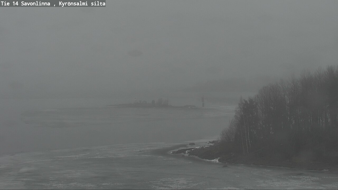Weather Camera Image Road 14 Savonlinna, Kyrönsalmi, Savonlinna, Etelä-Savo