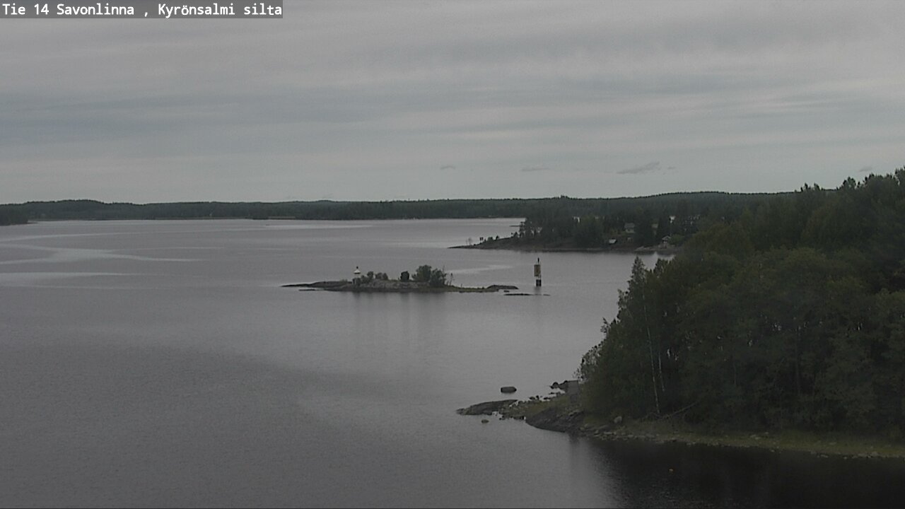 Weather Camera Image Road 14 Savonlinna, Kyrönsalmi, Savonlinna, Etelä-Savo