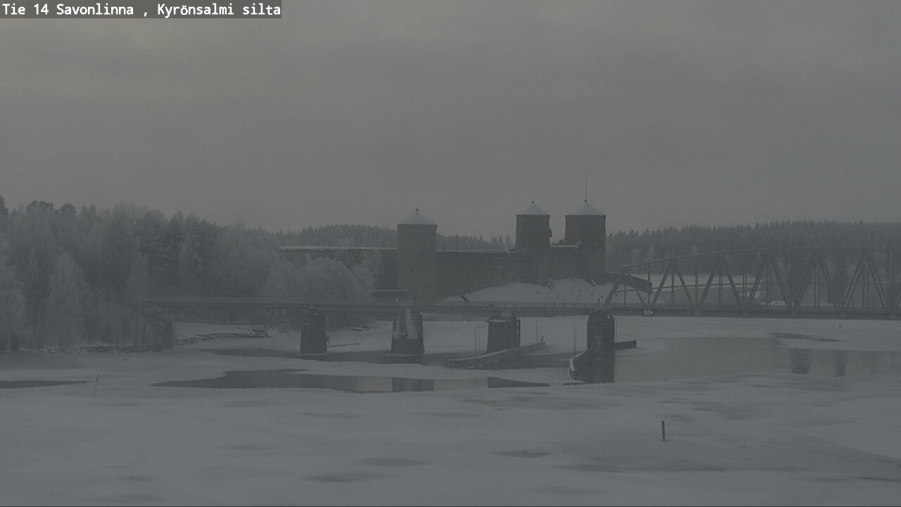 Weather Camera Image Road 14 Savonlinna, Kyrönsalmi, Savonlinna, Etelä-Savo