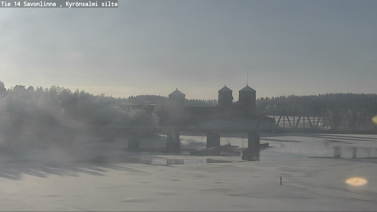 Weather Camera Image Road 14 Savonlinna, Kyrönsalmi, Savonlinna, Etelä-Savo