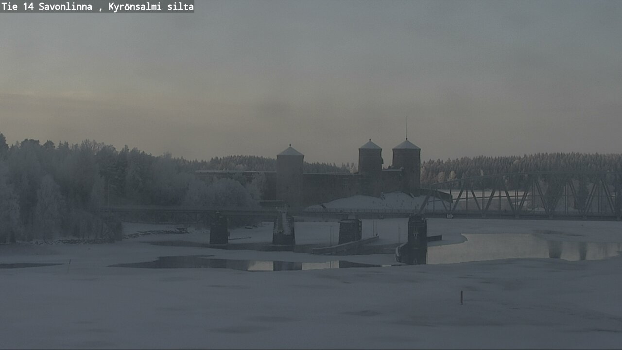 Weather Camera Image Road 14 Savonlinna, Kyrönsalmi, Savonlinna, Etelä-Savo