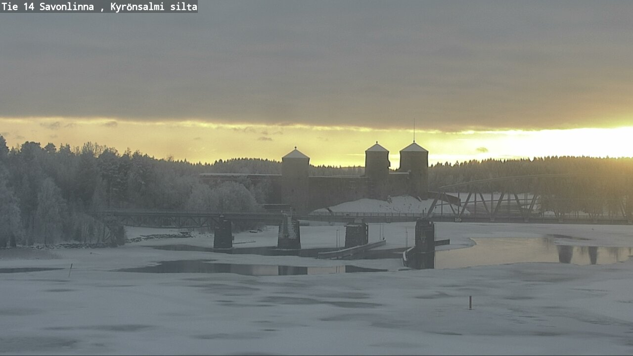 Weather Camera Image Road 14 Savonlinna, Kyrönsalmi, Savonlinna, Etelä-Savo