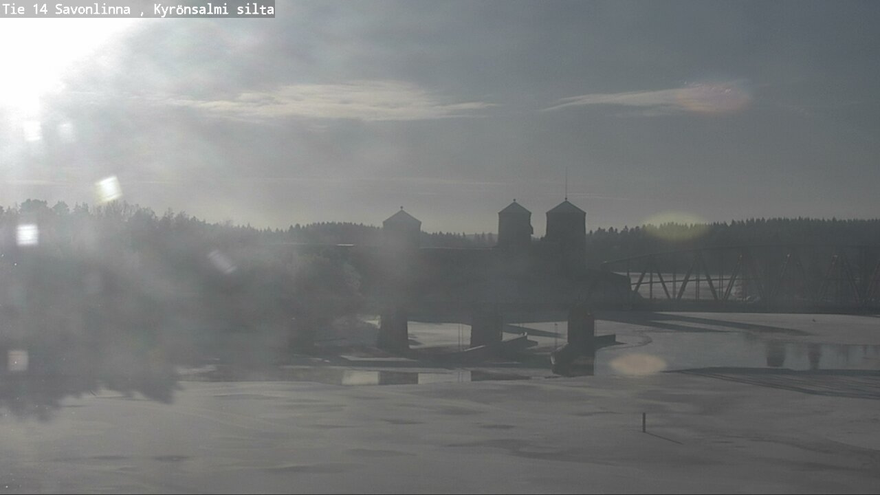 Weather Camera Image Road 14 Savonlinna, Kyrönsalmi, Savonlinna, Etelä-Savo