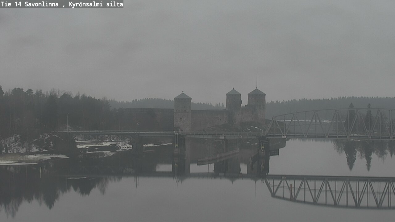 Weather Camera Image Road 14 Savonlinna, Kyrönsalmi, Savonlinna, Etelä-Savo