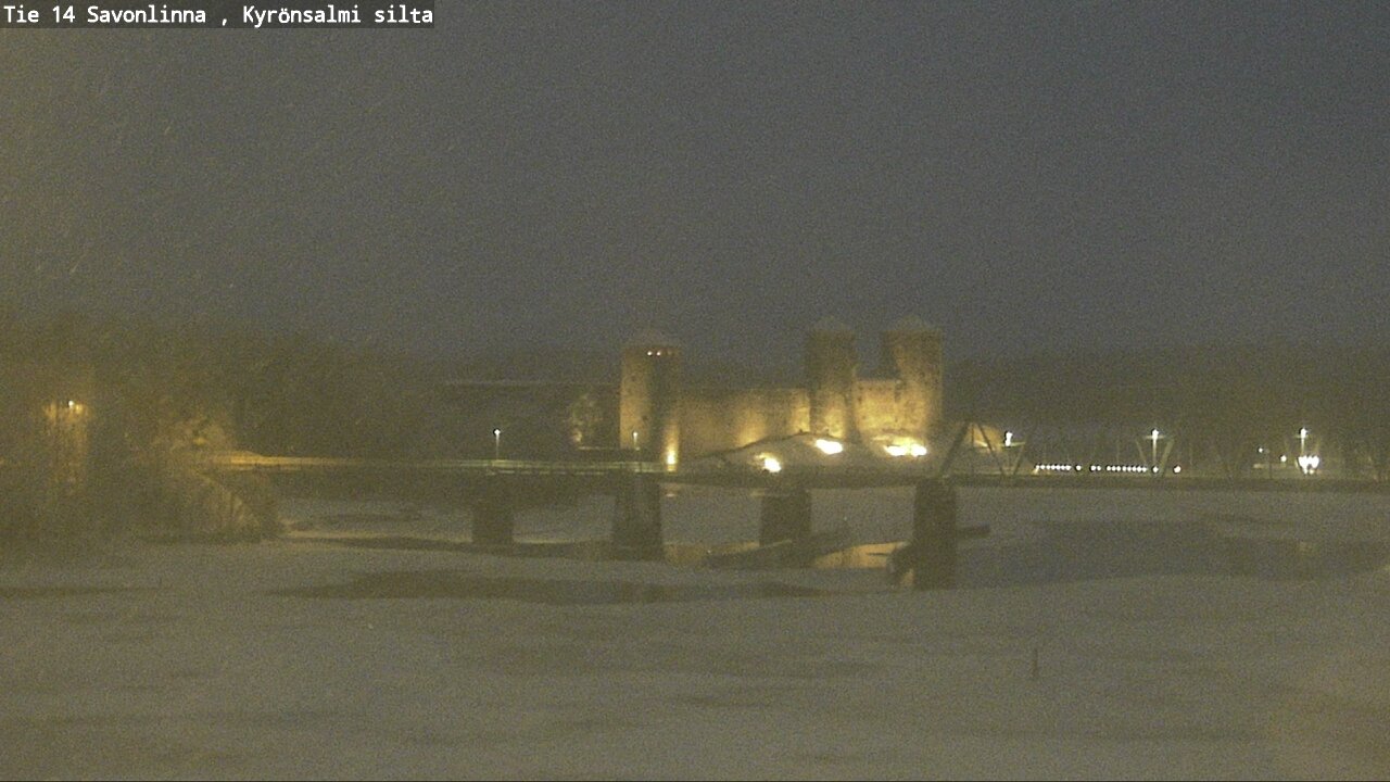 Weather Camera Image Väg 14 Nyslott, Kyrönsalmi, Savonlinna, Etelä-Savo