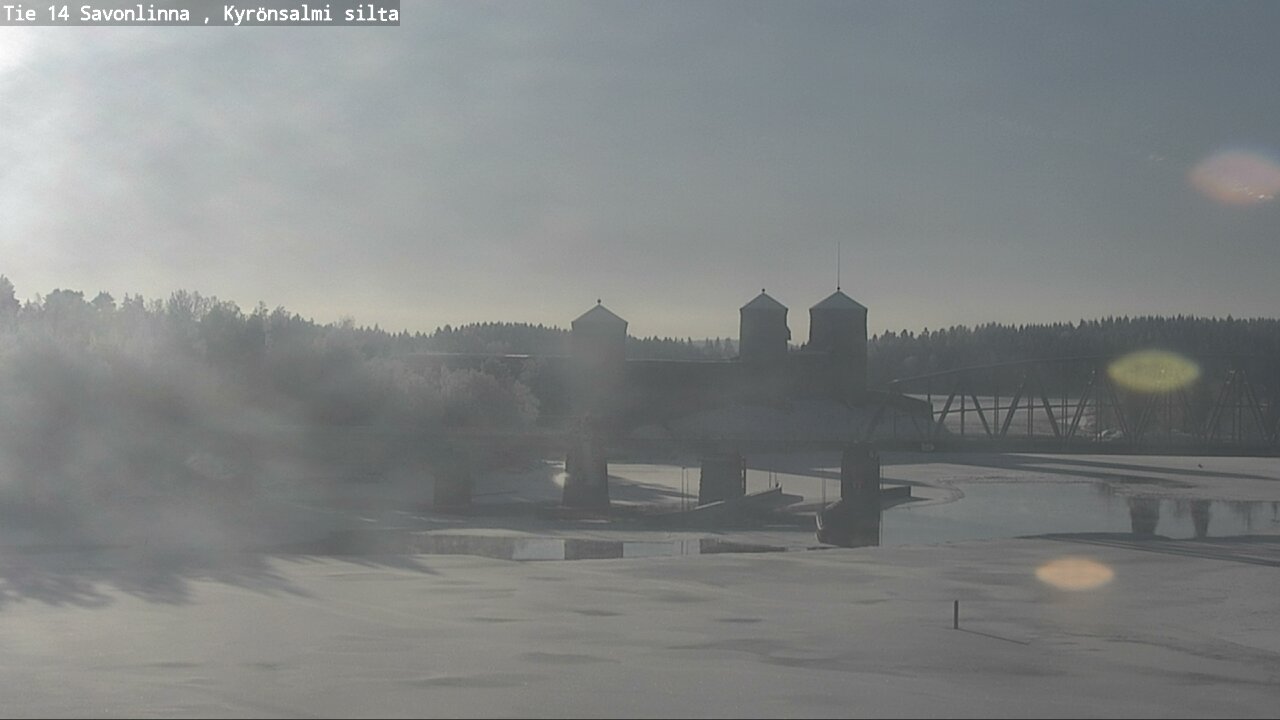 Weather Camera Image Road 14 Savonlinna, Kyrönsalmi, Savonlinna, Etelä-Savo