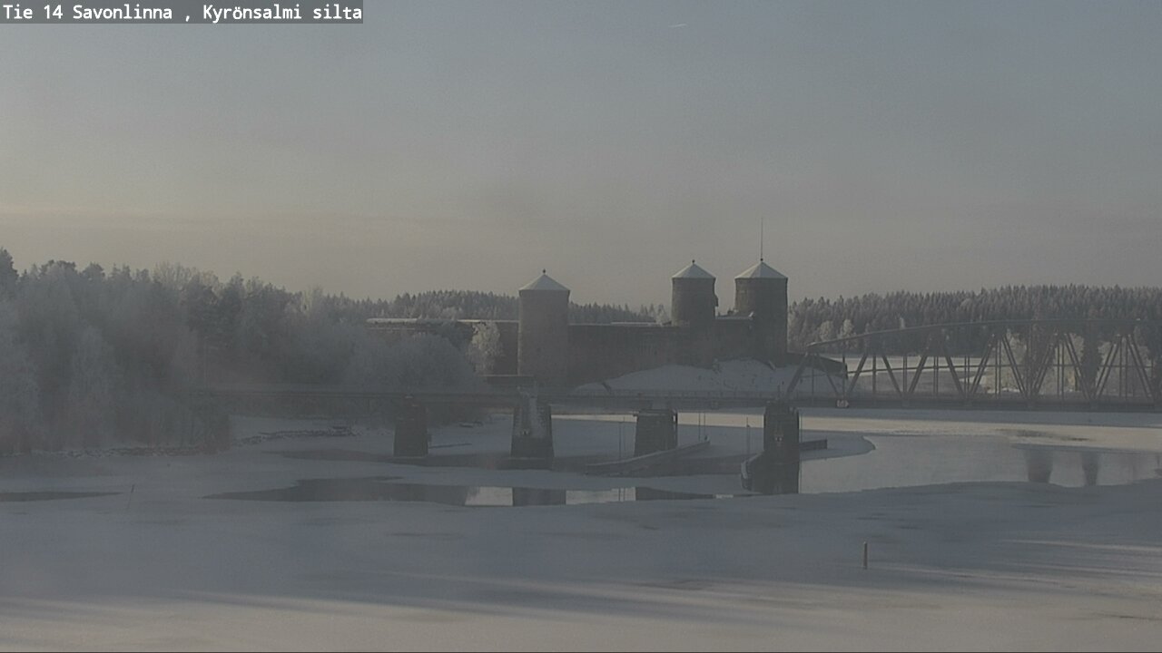 Weather Camera Image Road 14 Savonlinna, Kyrönsalmi, Savonlinna, Etelä-Savo