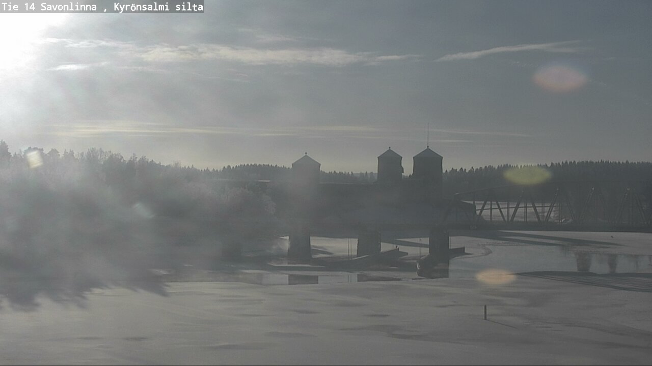 Weather Camera Image Road 14 Savonlinna, Kyrönsalmi, Savonlinna, Etelä-Savo