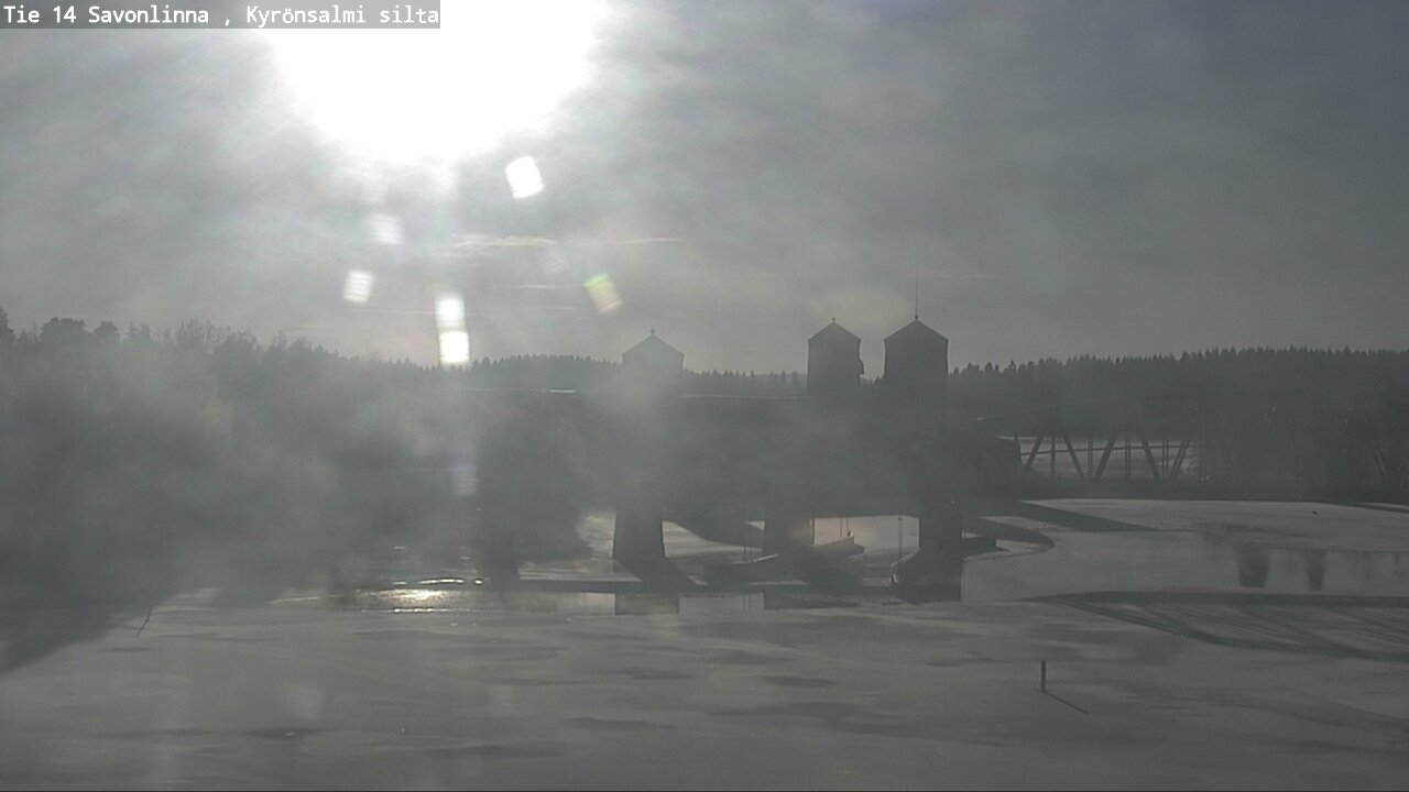 Weather Camera Image Road 14 Savonlinna, Kyrönsalmi, Savonlinna, Etelä-Savo