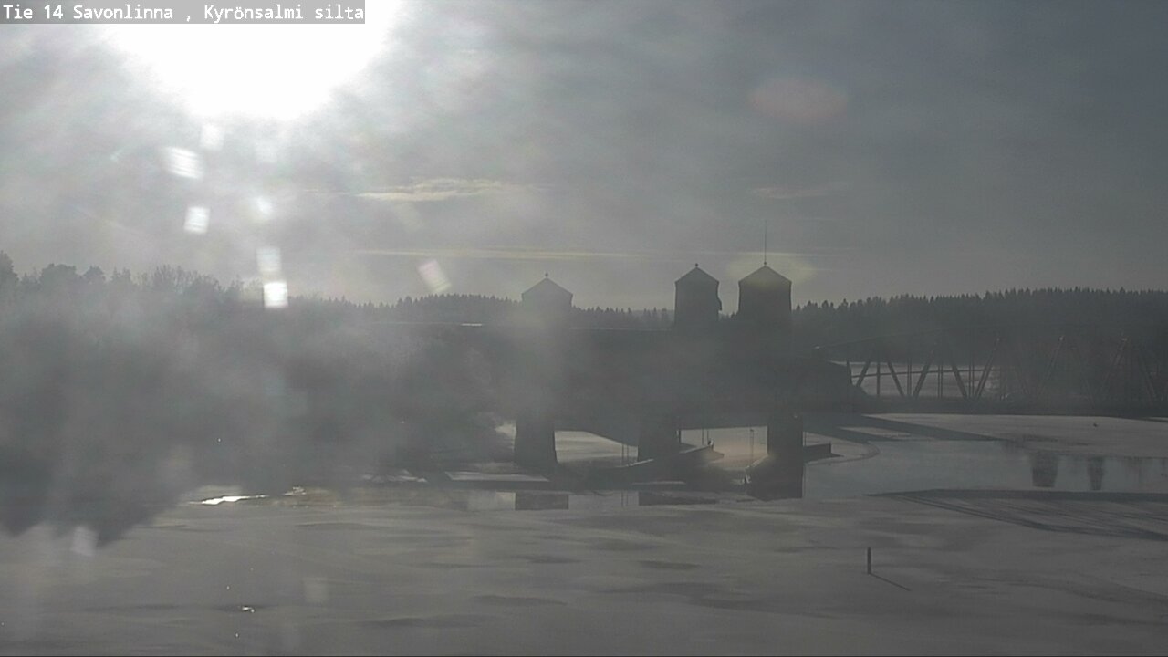 Weather Camera Image Road 14 Savonlinna, Kyrönsalmi, Savonlinna, Etelä-Savo