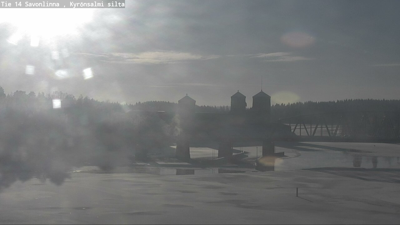Weather Camera Image Road 14 Savonlinna, Kyrönsalmi, Savonlinna, Etelä-Savo