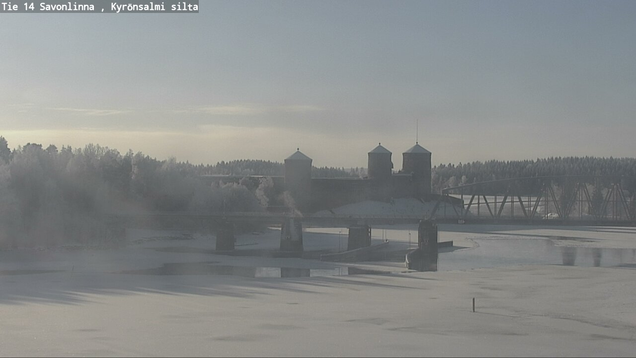 Weather Camera Image Road 14 Savonlinna, Kyrönsalmi, Savonlinna, Etelä-Savo