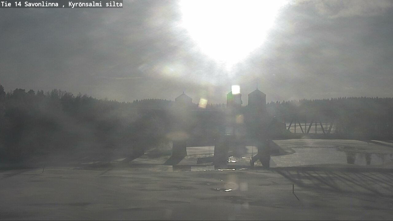 Weather Camera Image Road 14 Savonlinna, Kyrönsalmi, Savonlinna, Etelä-Savo