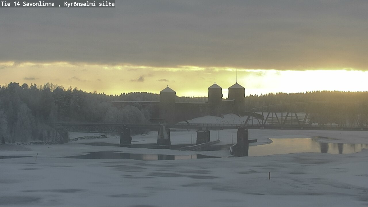 Weather Camera Image Road 14 Savonlinna, Kyrönsalmi, Savonlinna, Etelä-Savo