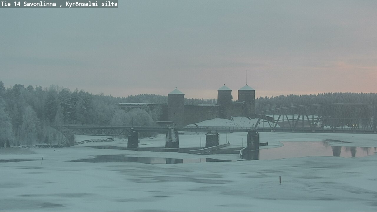 Weather Camera Image Road 14 Savonlinna, Kyrönsalmi, Savonlinna, Etelä-Savo