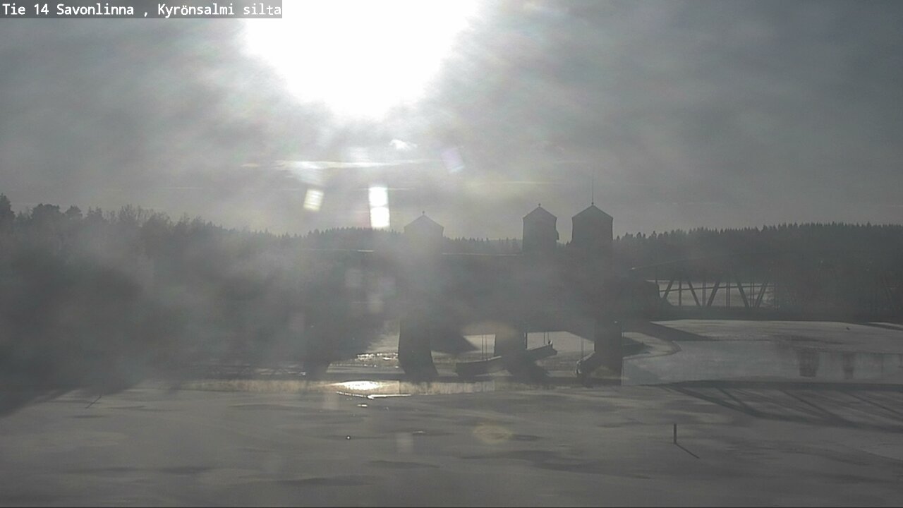 Weather Camera Image Road 14 Savonlinna, Kyrönsalmi, Savonlinna, Etelä-Savo
