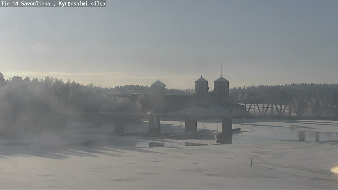 Weather Camera Image Road 14 Savonlinna, Kyrönsalmi, Savonlinna, Etelä-Savo