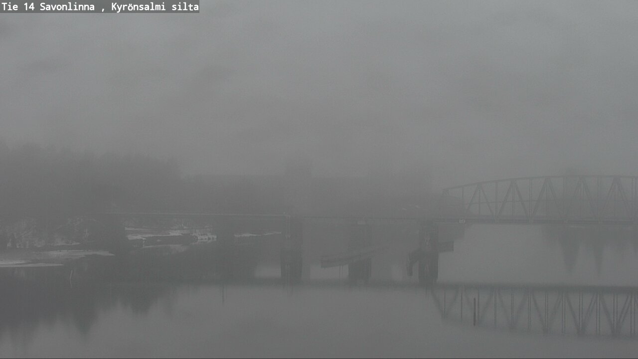 Weather Camera Image Väg 14 Nyslott, Kyrönsalmi, Savonlinna, Etelä-Savo