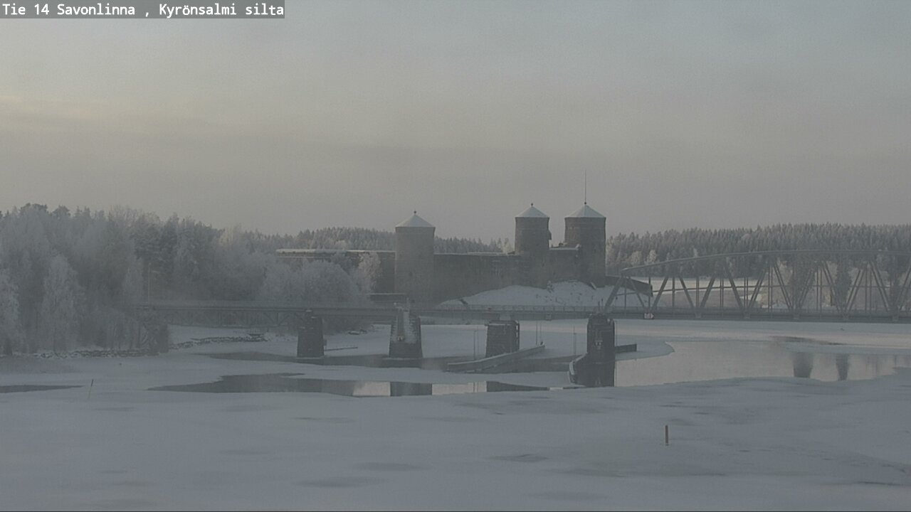 Weather Camera Image Road 14 Savonlinna, Kyrönsalmi, Savonlinna, Etelä-Savo