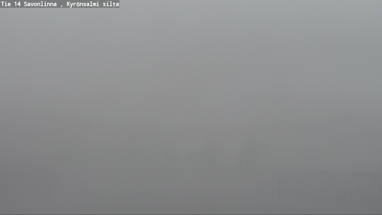 Weather Camera Image Väg 14 Nyslott, Kyrönsalmi, Savonlinna, Etelä-Savo
