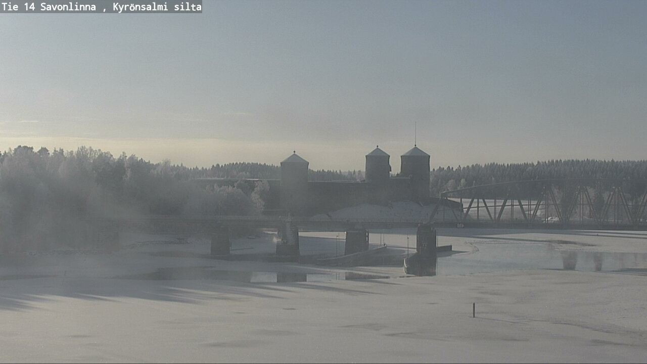 Weather Camera Image Road 14 Savonlinna, Kyrönsalmi, Savonlinna, Etelä-Savo
