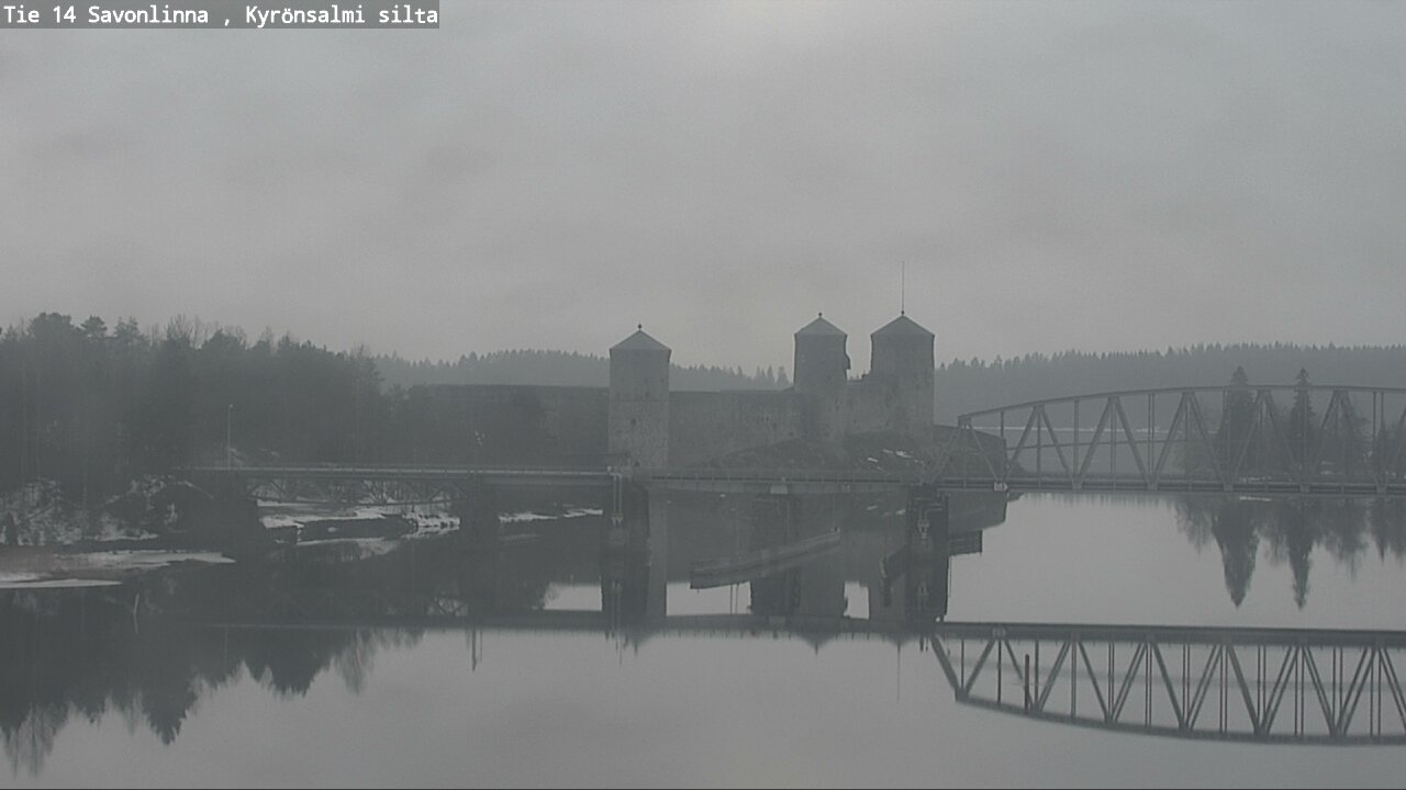 Weather Camera Image Road 14 Savonlinna, Kyrönsalmi, Savonlinna, Etelä-Savo